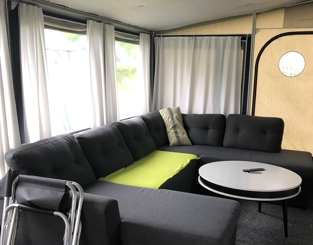 hjørnesofa fortelt asaa camping i nordjylland