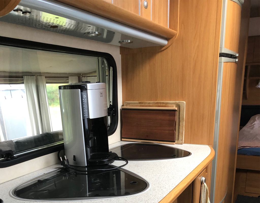 1490 køkken i vogn asaa camping i nordjylland
