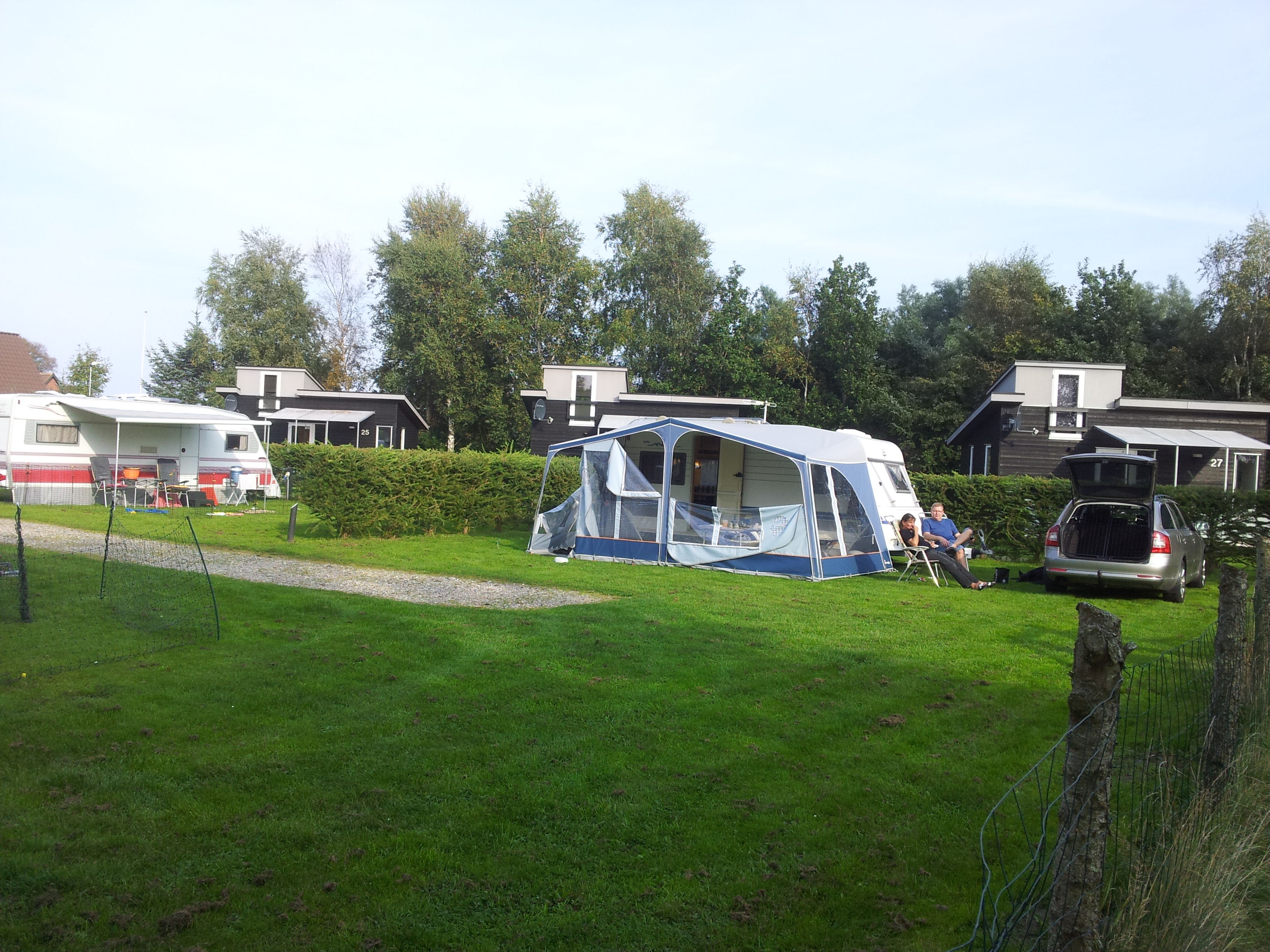 Asaa Camping i nordjylland store pladsen