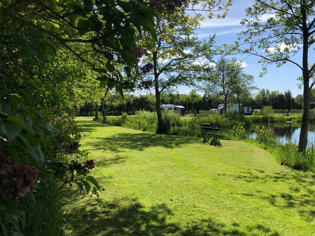 Campingplads ved søen