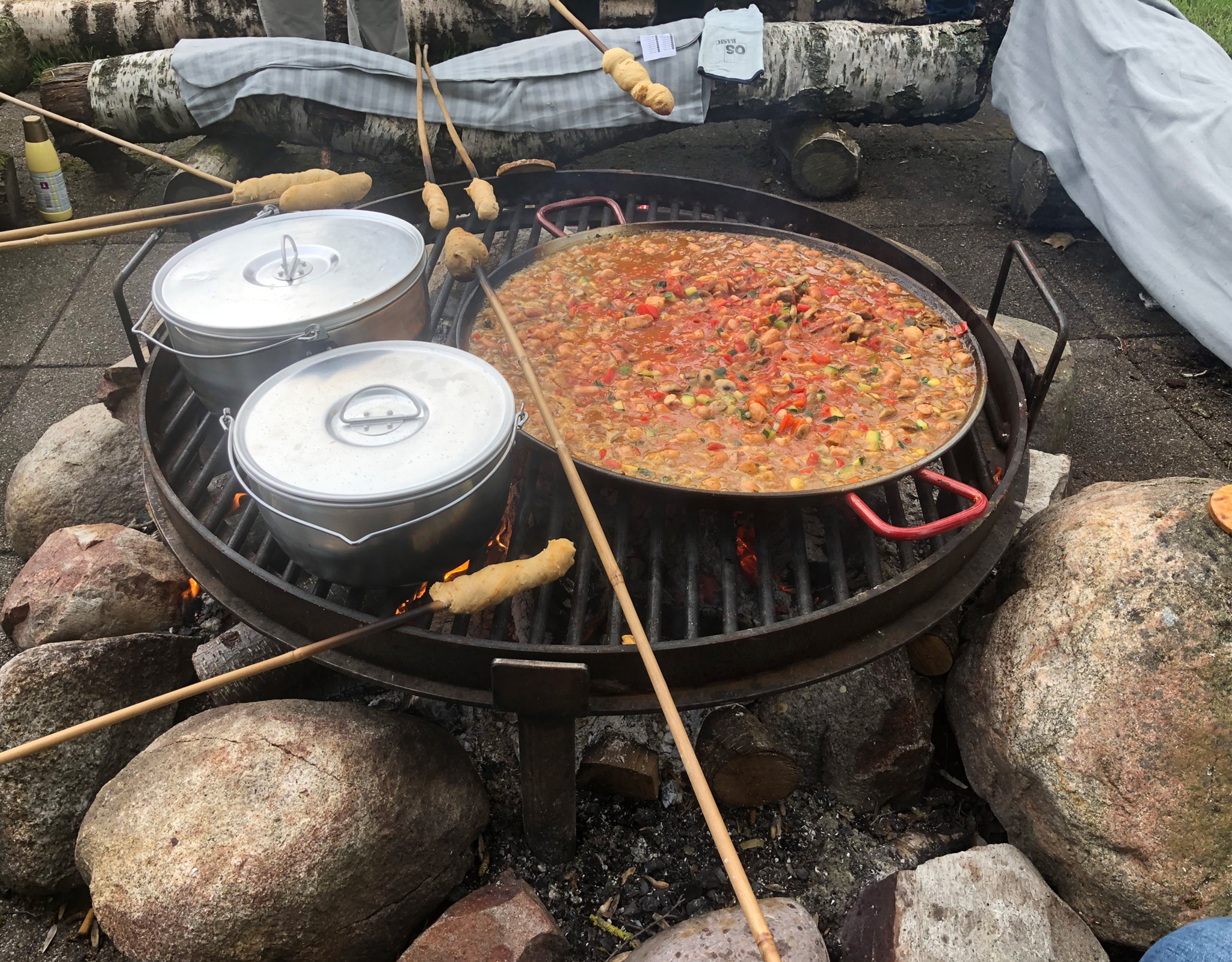 Mad på Bål Asaa Camping 1